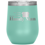 Teal, double-walled, Polar Canvas brand, stainless steel tumbler glass. 