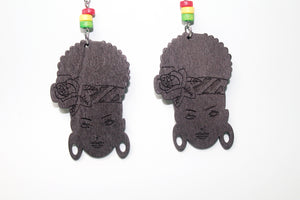 Afro Queen Earring