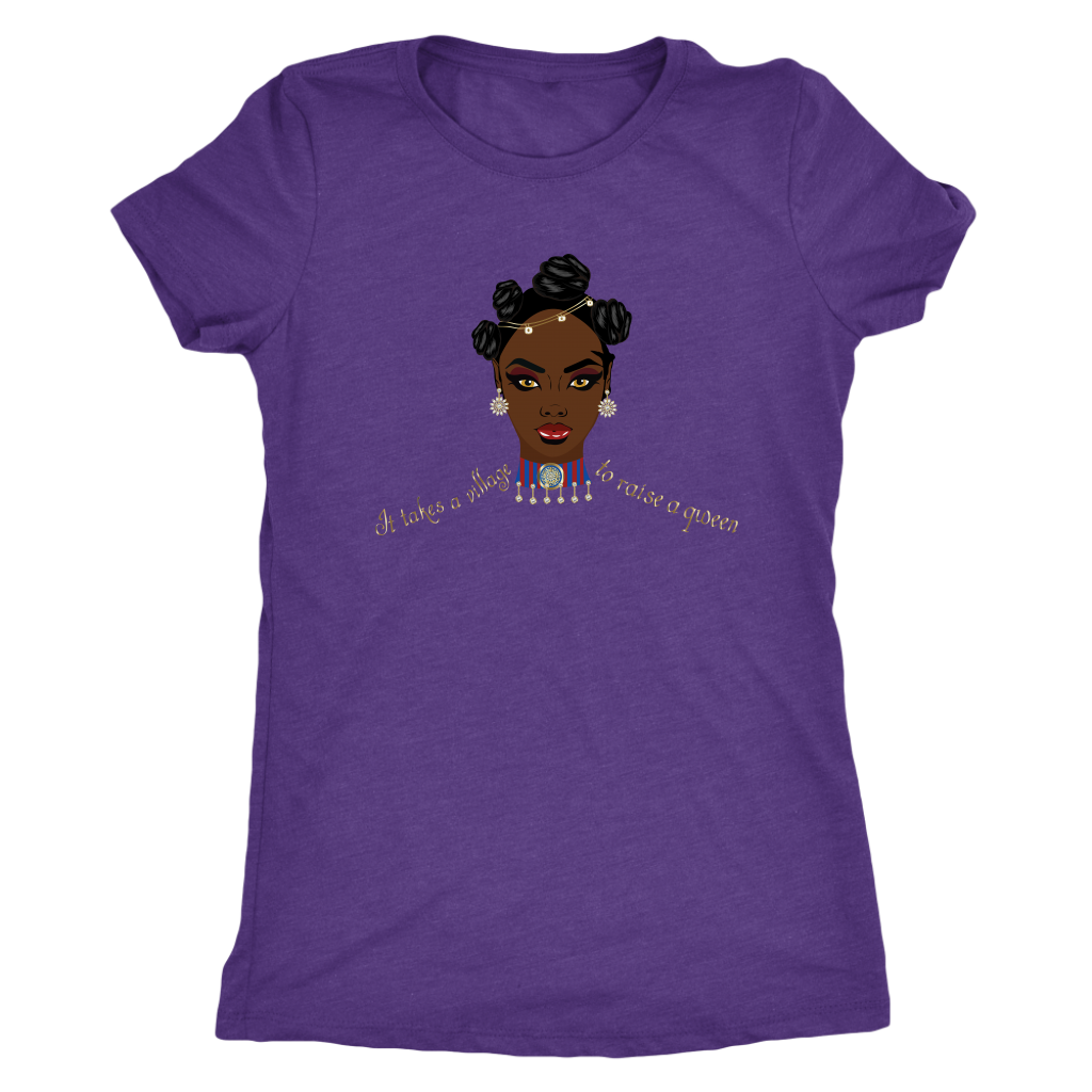 Women's T-shirt - African Gold Qween