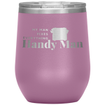 Pink, double-walled, 12 oz. Polar Canvas brand, stainless steel tumbler glass. 