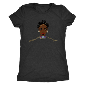 Women's T-shirt - African Gold Qween