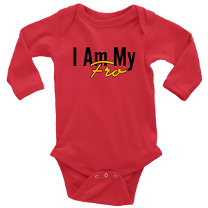 My Fro - Long Sleeve Baby Bodysuit